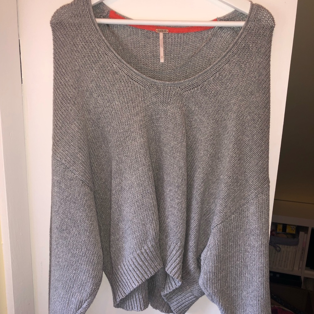 Grey Free People Sweater